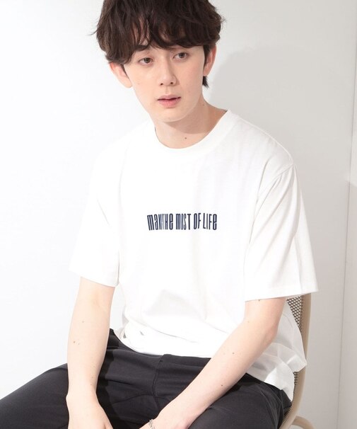 COOLロゴ半袖Tシャツ 接触冷感／洗濯機OK