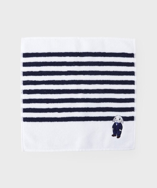 アニマル刺繍 今治タオルハンカチ