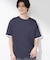 【マシンウォッシャブル】袖レイヤード半袖Tシャツ