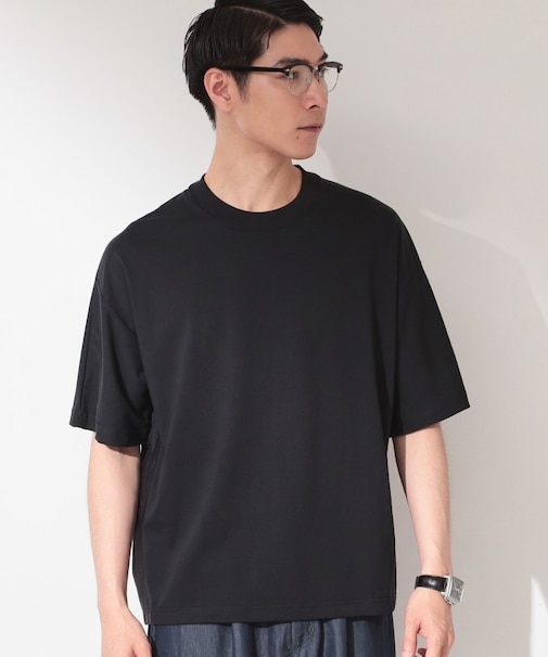 【ゆったりシルエット】前後切り替え 半袖Tシャツ