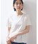 大人にちょうどいい チャーム付きドット柄Tシャツ