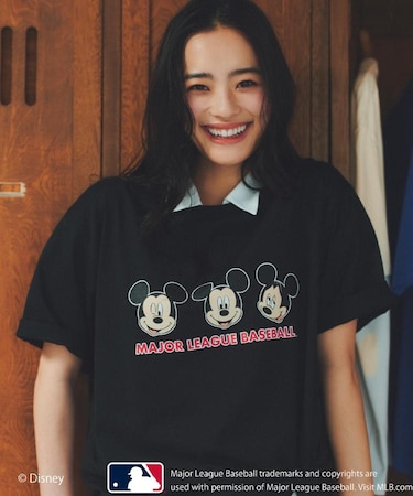 【Disney】【MLB】スペシャルデザイン半袖Tシャツ