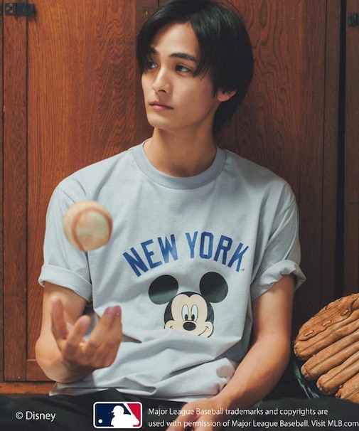 【Disney】【MLB】スペシャルデザイン半袖Tシャツ