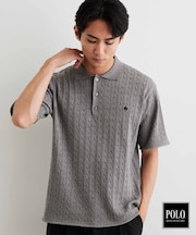 POLO BCS/ケーブルニットポロ