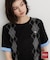 POLO BCS/アーガイル半袖ニット