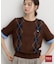 POLO BCS/アーガイル半袖ニット
