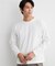【洗濯機OK】ワッフル レイヤード 長袖Tシャツ