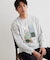 【洗濯機OK】ポンチ長袖フォト長袖Tシャツ