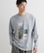 【洗濯機OK】ポンチ長袖フォト長袖Tシャツ