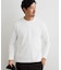 【ジャケットインにおすすめ】ビジネス長袖Tシャツ 洗濯機OK／襟高