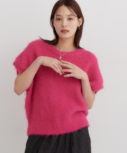 ふわふわシャギーフレンチニット