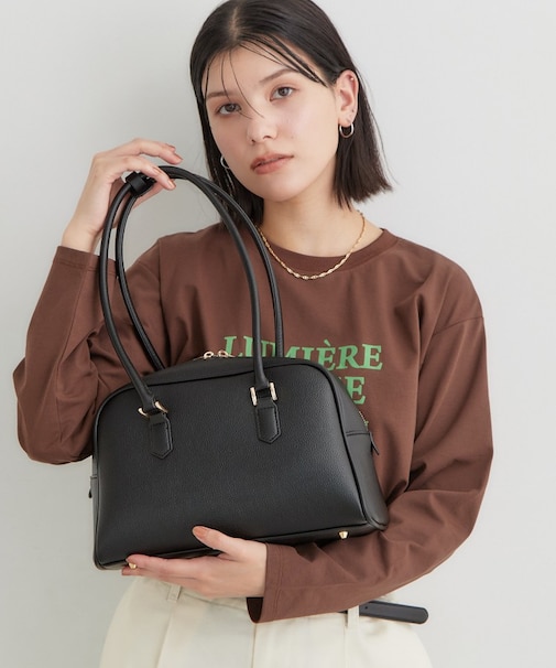 ロングハンドルボストンバッグ