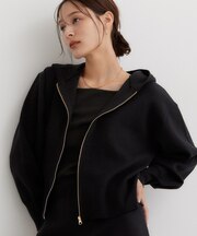 【毛玉・静電気防止／洗える】もちもちフードパーカー～KINOCO～