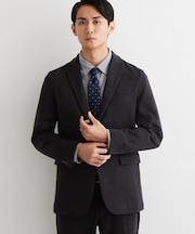 【セットアップ可】尾州ジャージ ピンヘッドジャケット