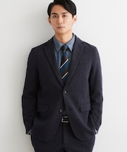 【セットアップ可】尾州ジャージ ピンヘッドジャケット