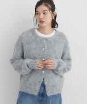 【洗える】ふわふわシャギーカーディガン