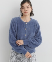 静電防止レトロフェザーカーデ