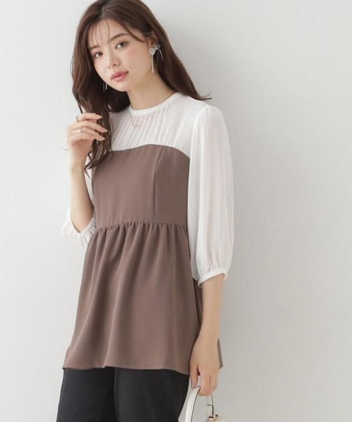 【二の腕・体型カバー】ドッキングベアチュニック