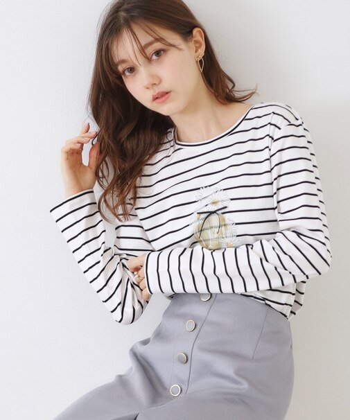 【UVカット・接触冷感・洗える】デイジーパルファムロンT