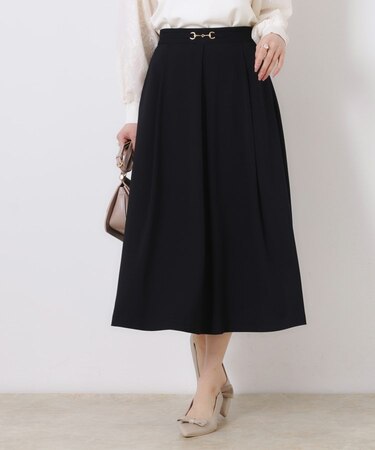 【きれいめ・美脚効果・通勤】ネオシャンブルビットスカート