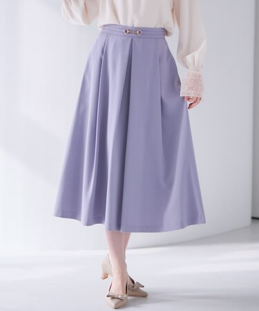 【きれいめ・美脚効果・通勤】ネオシャンブルビットスカート