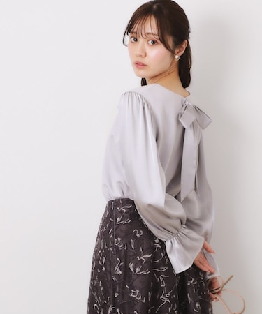 ハートネックドッキングプルオーバー