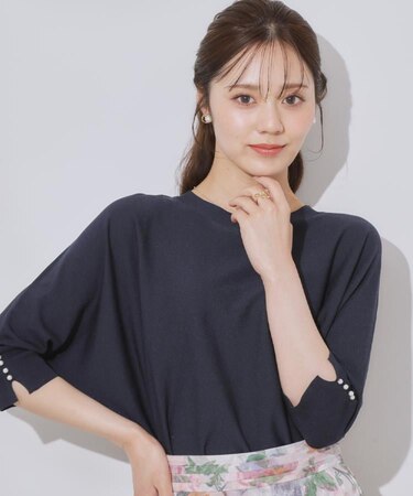 前後2WAYサマードルマンニット