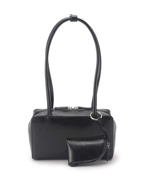 スクエアロングハンドルバッグ