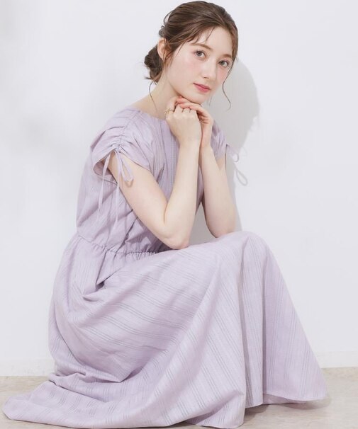 【大人可愛い】カラミチェック サマードレス