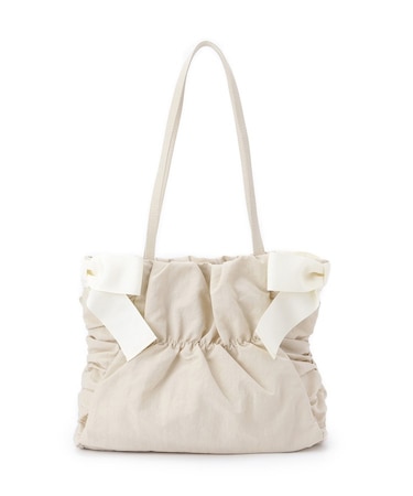 シャーリングリボンナイロンバッグ