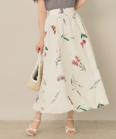 ビックフラワーバルーンスカート