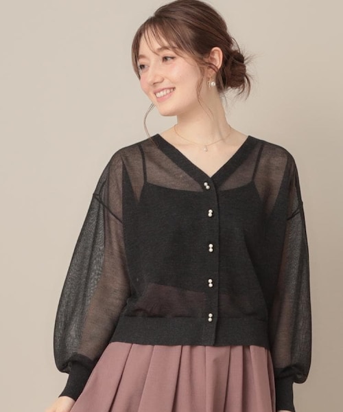 FEATHER YARN オーバーサイズカーディガン｜マウジーの通販｜&mall