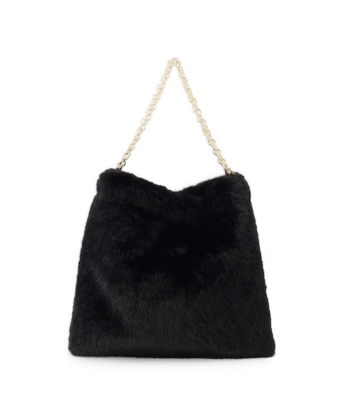 フェイクファーチェーンバッグ