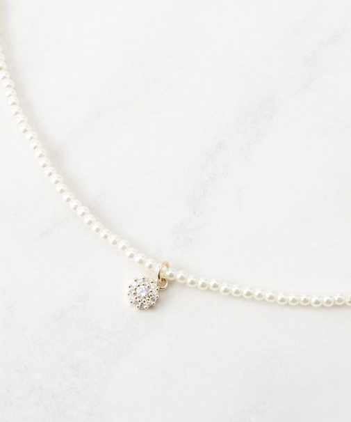 プチパール調ネックレス