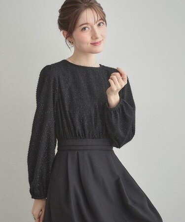 ジャカードドッキングワンピース