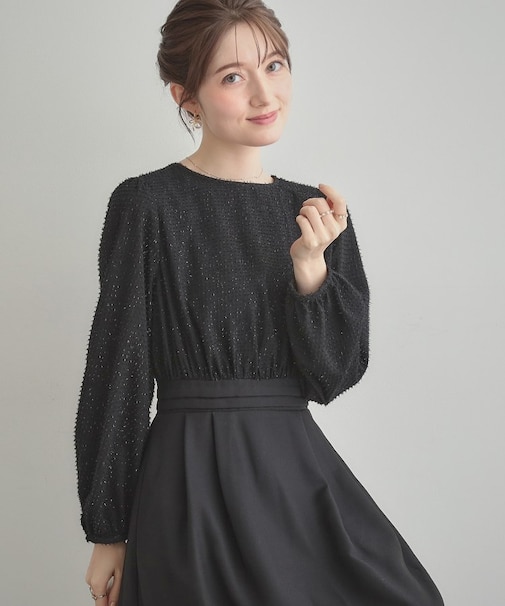 ジャカードドッキングワンピース