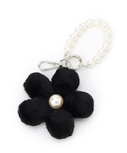 フラワーフェイクファーチャーム