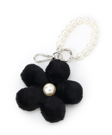 フラワーフェイクファーチャーム