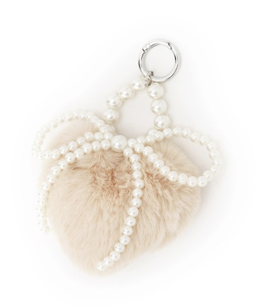 ハートフェイクファーチャーム