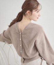 【前後2WAY】Springフェザーカーデトップス