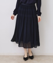 【ハレの日・通勤】マジョリカプリーツスカート