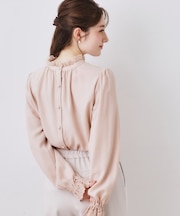 【前後2WAY】エンブロレースブラウス