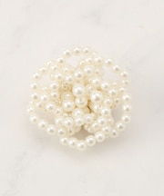 ローズパール調ブローチ