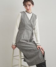 フリンジツイードジャンスカ