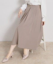 【洗える・通勤】ビットベルト タックスカート