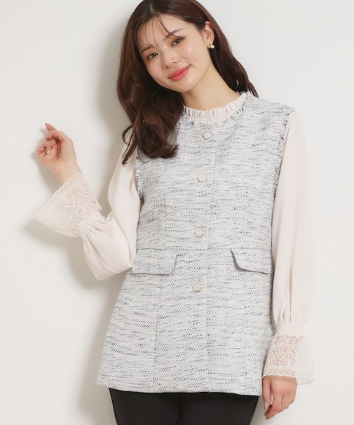 カルゼスラブツイードジレ