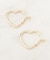 ハートフープピアス