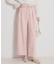 細リボンデザインタックワイドパンツ