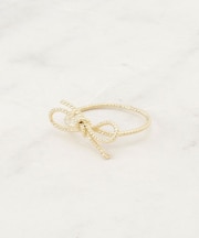 リボンモチーフデザインリング