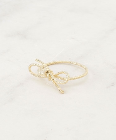 リボンモチーフデザインリング